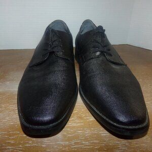 Calvin Klein Men's Ripley Black Leather Lace Up Oxford Dress Shoes Size US 11